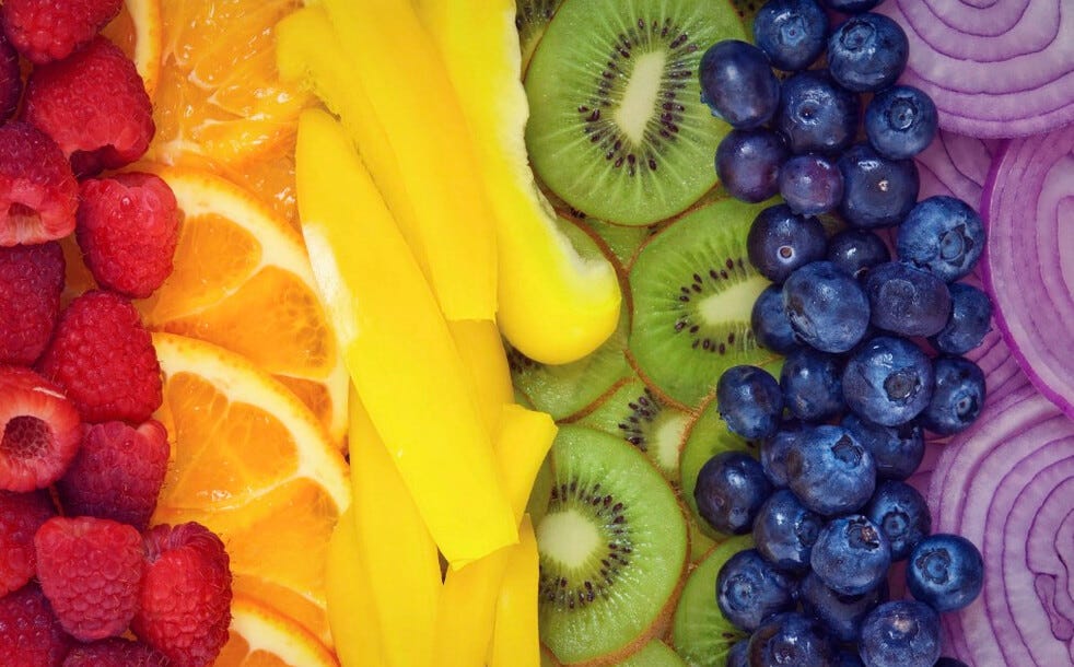 Jedite hranu određene boje za doručak, ručak i večeru