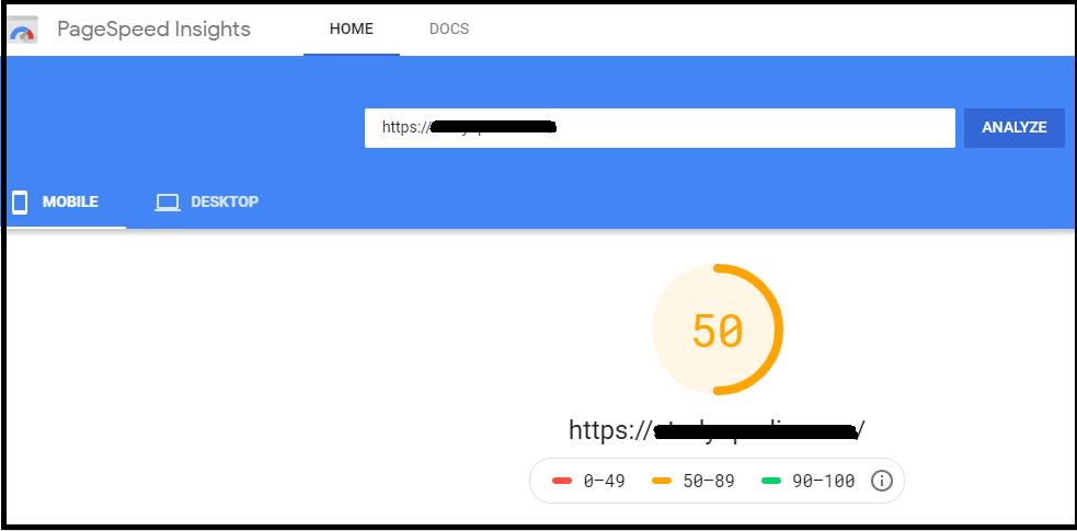 PageSpeed Mobile Results Enhanced