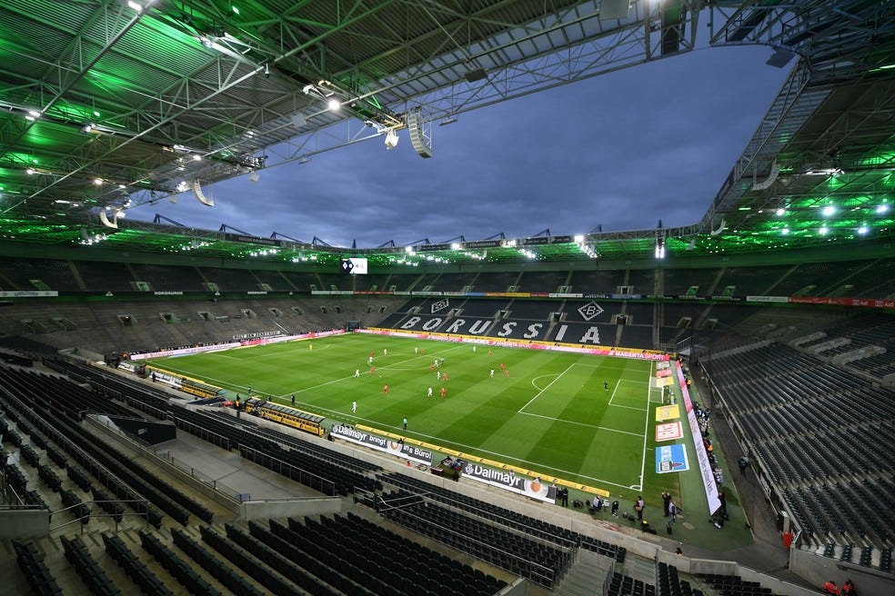 Jogo entre Borussia Mönchengladbach e Köln de portões fechados