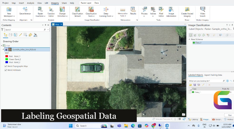 Geospatial Data Annotation or Labeling for AI