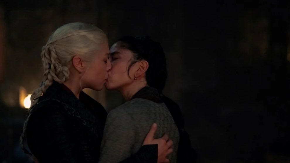 House of the Dragon Heats Up with Unscripted Kiss
