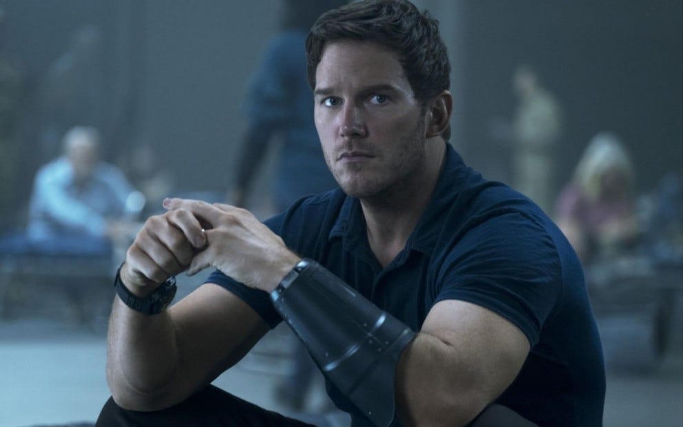 Chris Pratt em a Guerra do Amanhã (Divulgação/Amazon Prime Video)