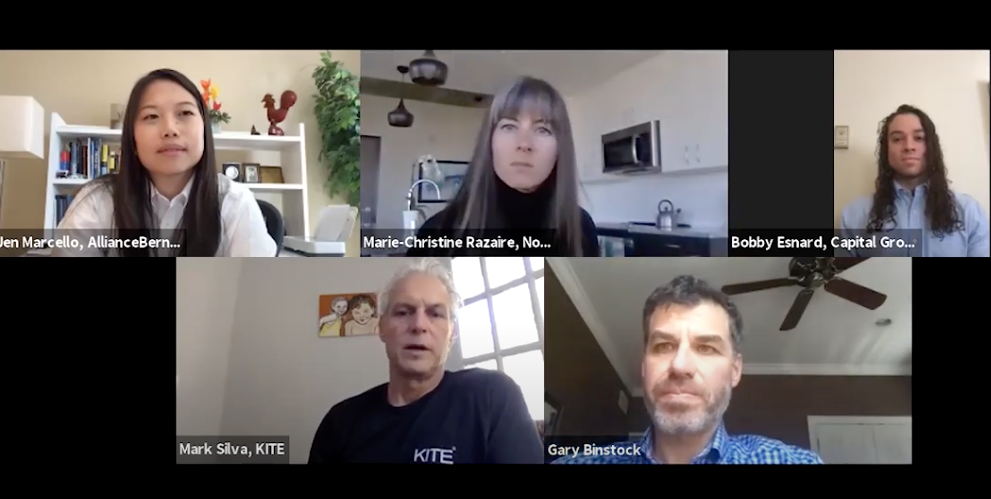 Group screen shot of the KITE webinar speakers discussing how innovation is more vital than ever.