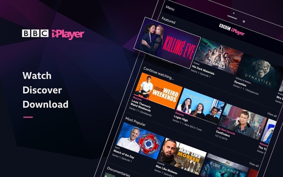 BBC Player UX