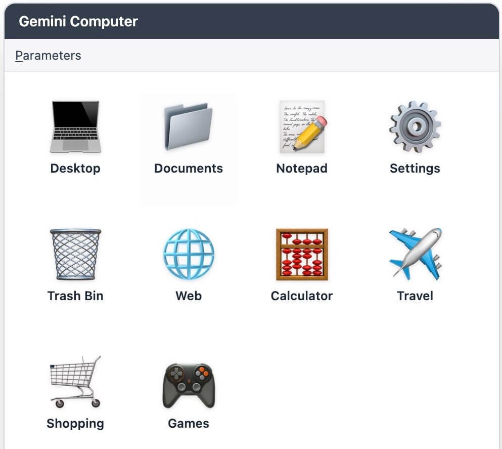 Screenshot of Google Gemini Flash-Lite “Neural OS” — comfortably-familiar old-school desktop ui. Start clicking and it quickly becomes incomprehensible.