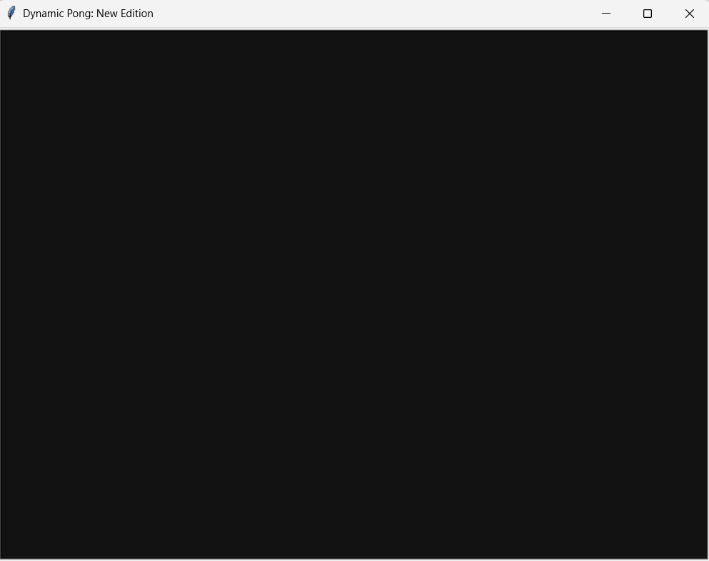 The game Window created by the code. (Image by Author)