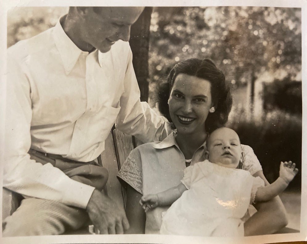 My grandmother, grandfather, and my father.