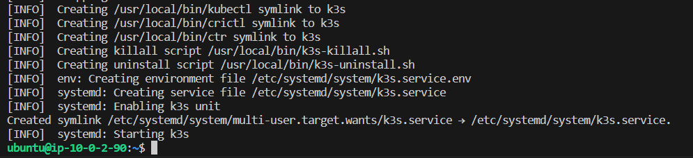 K3s Install successfully