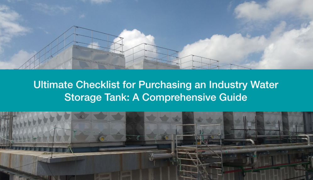 The banner image of the blog on the topic A Comprehensive Guide to Purchase Industrial Water Storage Tanks in Stainless Steel by Beltecno