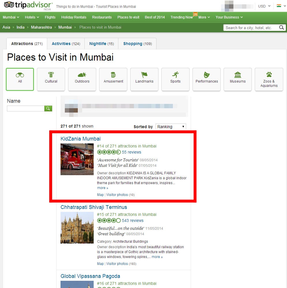 KidZania Mumbai ranks #14 on "Places to visit in Mumbai"