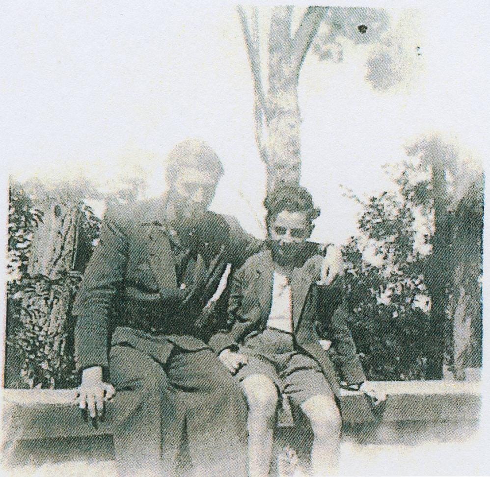 Victor Pérahia, right, with his elder brother, Albert, in 1947. Mémorial de la Shoah/Used with permission
