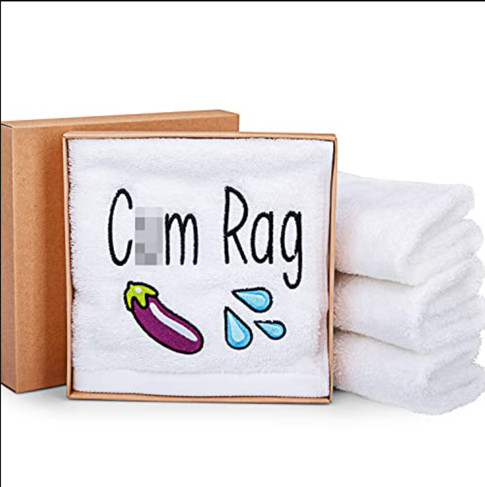 Valentines Day Gift For Men 2023, Funny Towel, Romantic Gift for Adults, Cum Rag, Best Gift For Boyfriend, Gift For Men