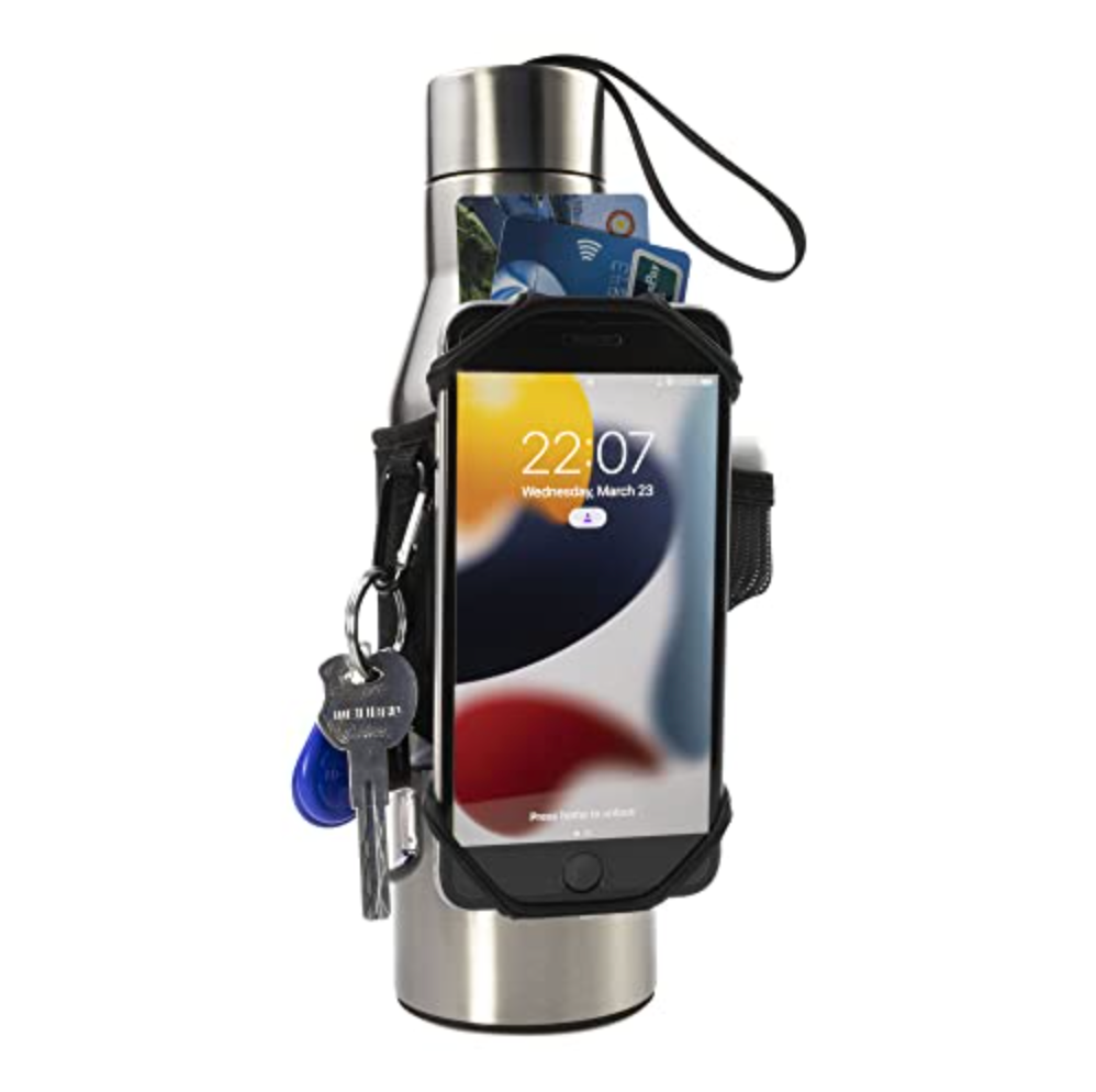 Valentines Day Gift For Men, Water Bottle Pouch with Cell Phone Water Bottle Strap, Gift For Him