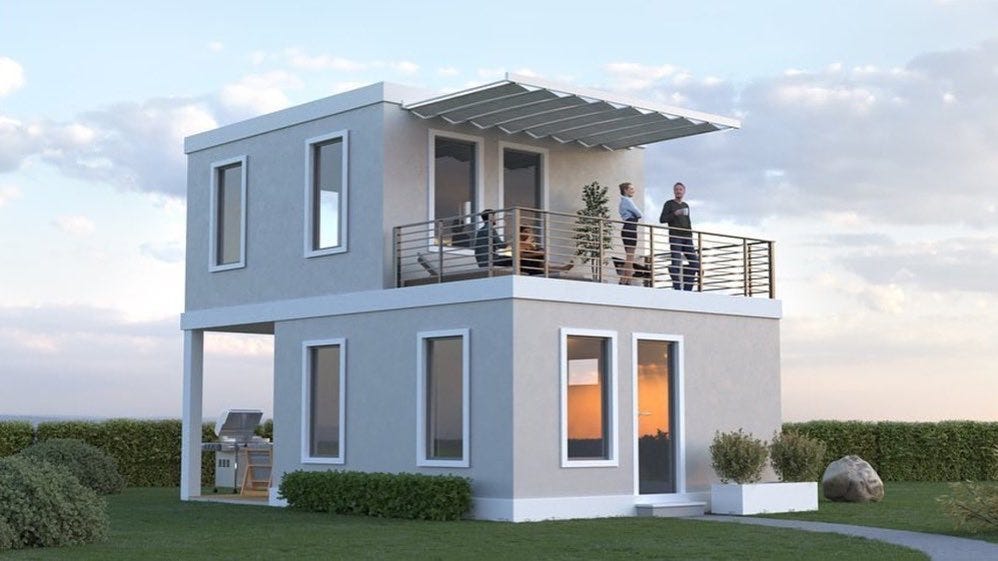 modular homes housing Boxabl design