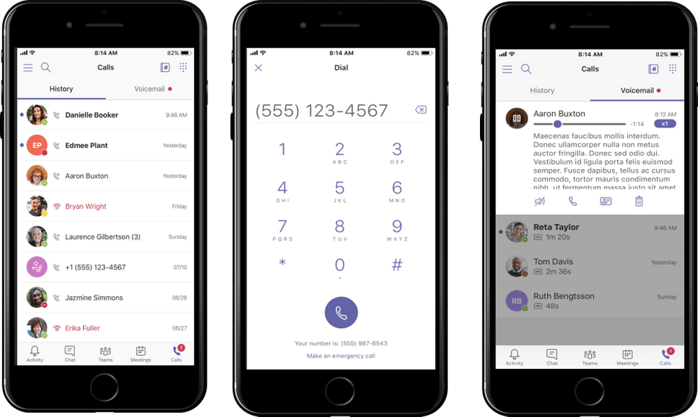 Using the Microsoft Teams mobile app