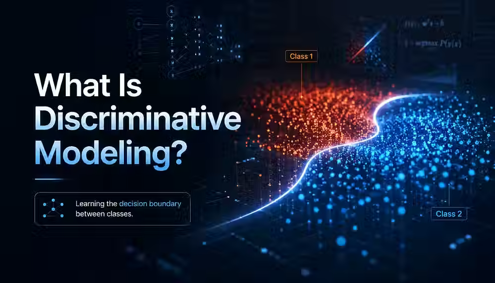 What Is Discriminative Modeling?