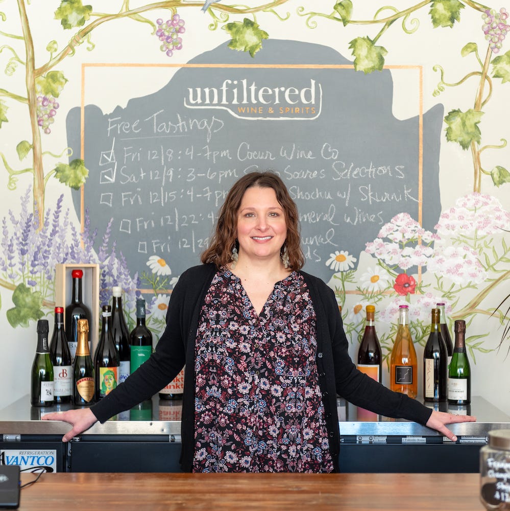 Maureen Scuitto founder of Unfiltered Wine and Spirits in the Hudson Valley NY