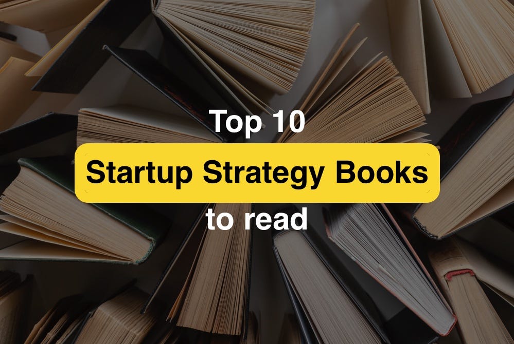 top 10 startup strategy books to read. you are launched