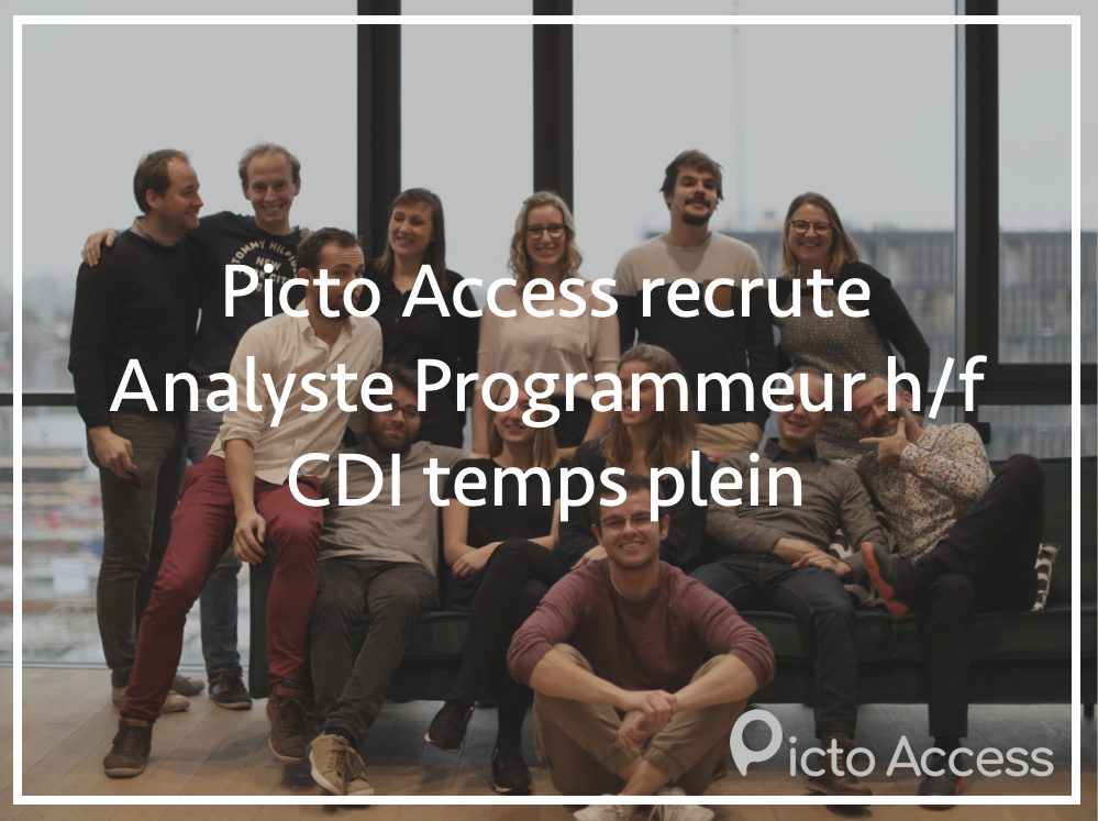 Picto Access recrute Analyste Programmeur h/f CDI temps plein