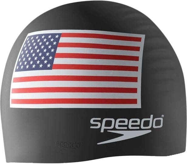 speedo-flag-silicone-swim-cap-black-1