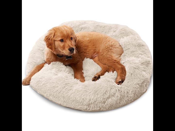 active-pets-plush-calming-dog-bed-donut-dog-bed-for-small-dogs-medium-large-anti-anxiety-dog-bed-sof-1