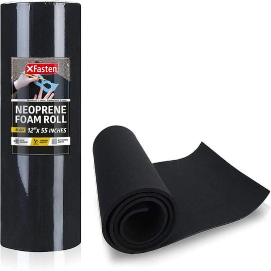 xfasten-neoprene-sponge-foam-rubber-sheet-roll-black-14-inch-thick-12-inches-x-55-inches-neoprene-pa-1