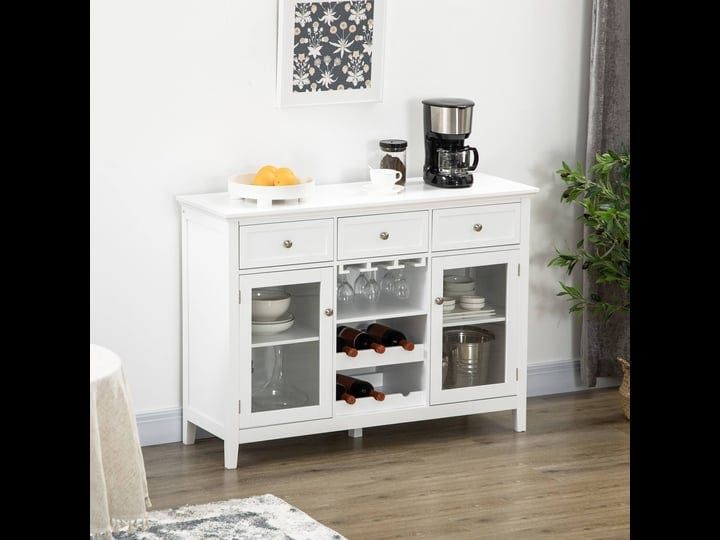 homcom-glass-door-kitchen-sideboard-buffet-cabinet-with-6-bottle-wine-rack-and-stemware-racks-coffee-1