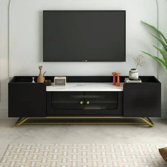 aestty-70-inch-tv-stand-cabinet-in-black-with-metal-legs-chic-television-stand-and-entertainment-cen-1