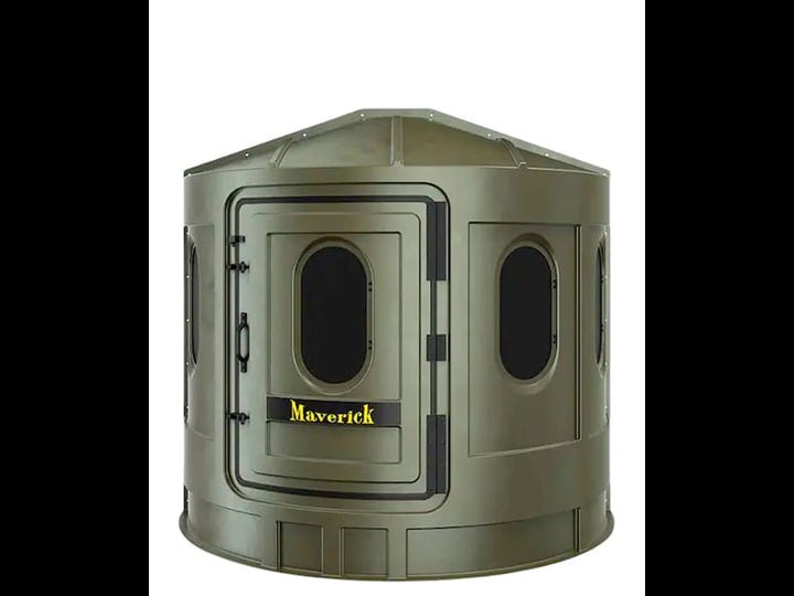 maverick-xl-hunting-blind-green-with-clear-windows-1