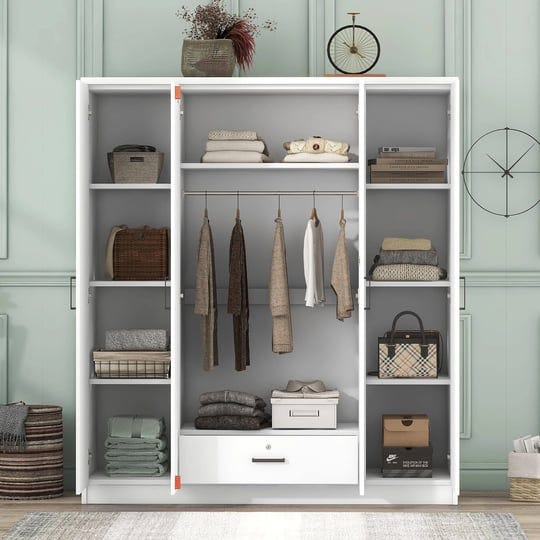 wood-wardrobe-closet-with-1-storage-drawers-and-9-storage-shelves-modern-4-doors-large-armoire-wardr-1