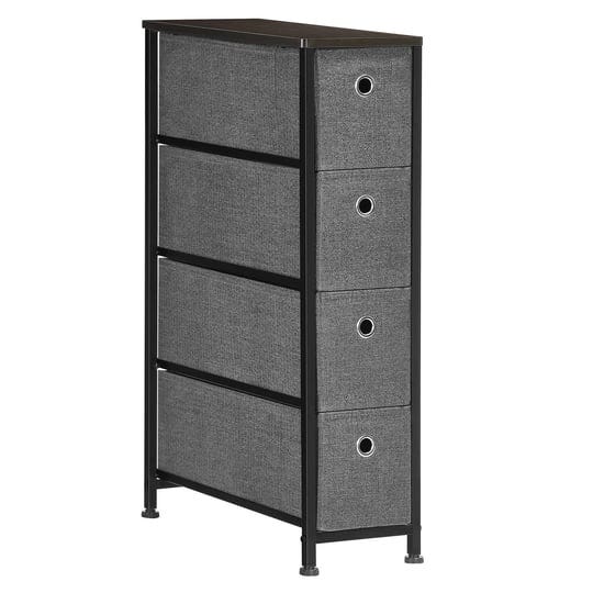 songmics-dresser-with-4-drawers-7-9-inch-gray-kids-unisex-1