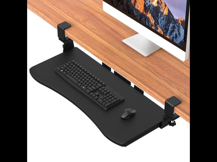 letianpai-keyboard-tray-under-deskpull-out-keyboard-mouse-tray-with-heavy-duty-c-clamp-mount3237-inc-1