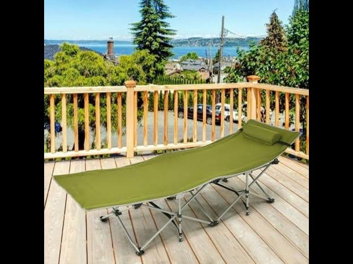 folding-camping-cot-with-side-storage-pocket-detachable-headrest-green-mens-size-43