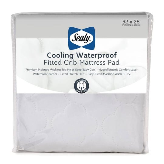 sealy-moisture-wicking-cooling-waterproof-crib-mattress-pad-1