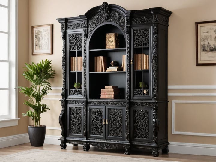 Black-Wood-Bookcases-3