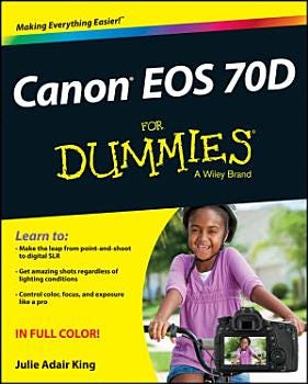 Canon EOS 70D For Dummies | Cover Image