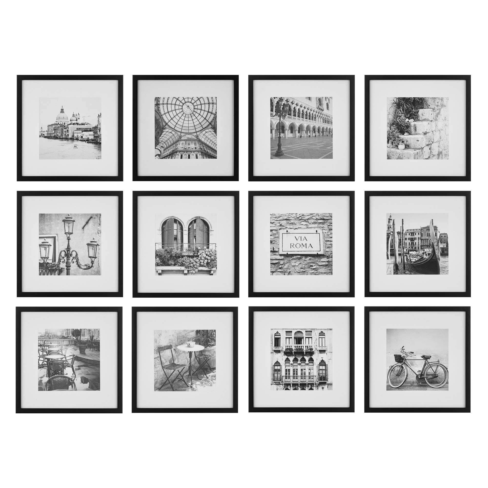Gallery Perfect Black Frame Kit - 12-Piece Set | Image
