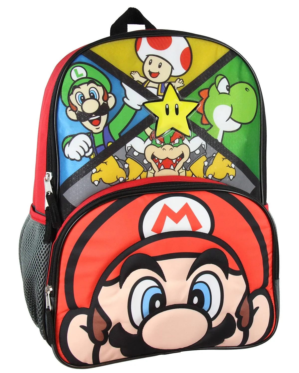 Officially Licensed Super Mario LED Lights Backpack | Image