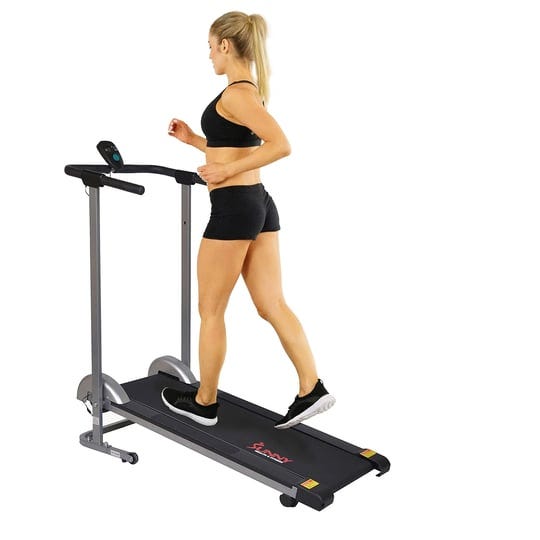 sunny-health-fitness-manual-walking-treadmill-black-grey-1