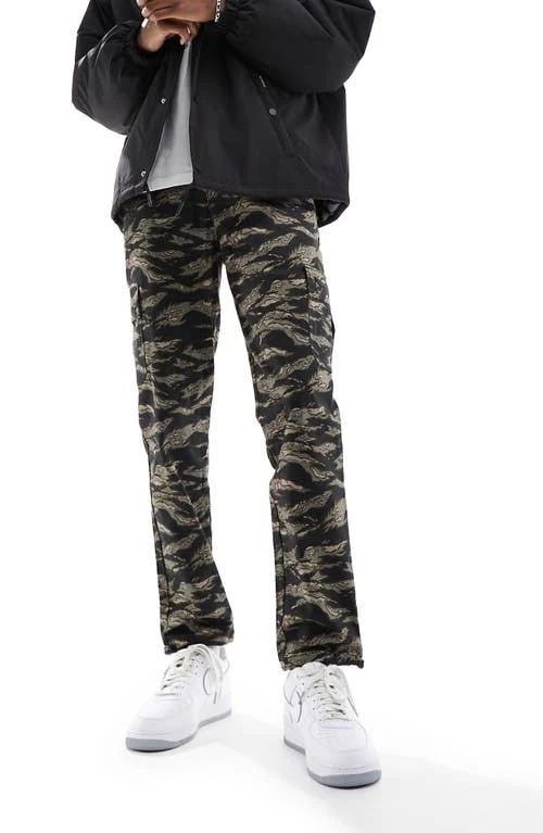 Camo Tapered Stretch-Twill Cargo Pants for a Chic Look | Image