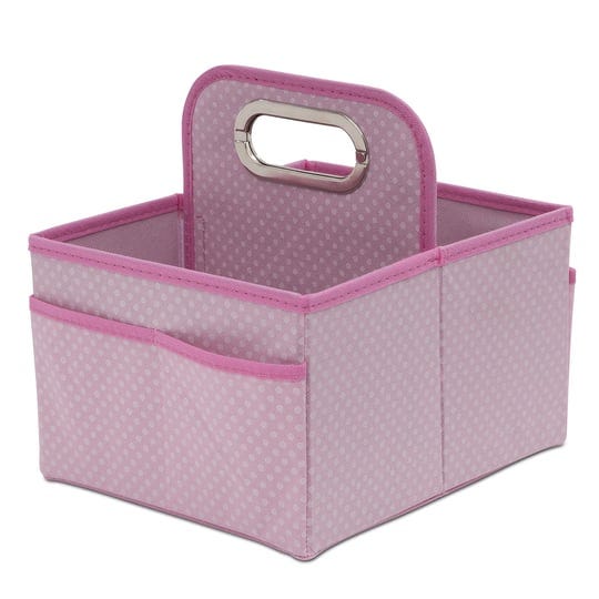 delta-children-portable-nursery-caddy-barely-pink-1