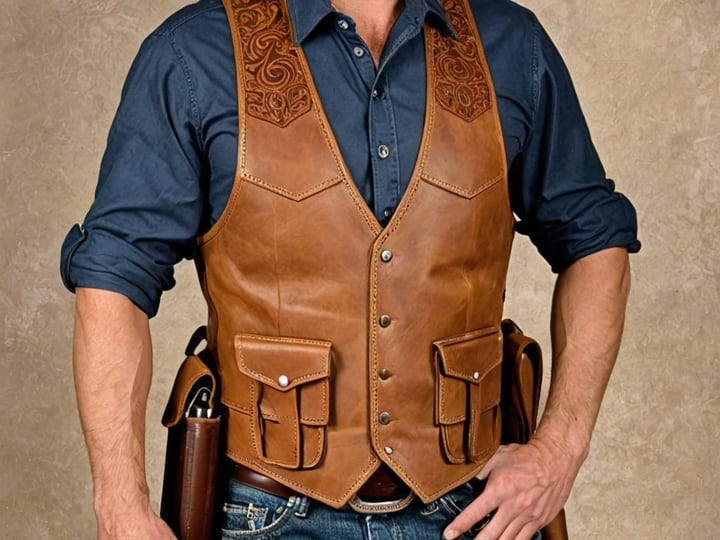 Leather-Gun-Holster-Vest-6