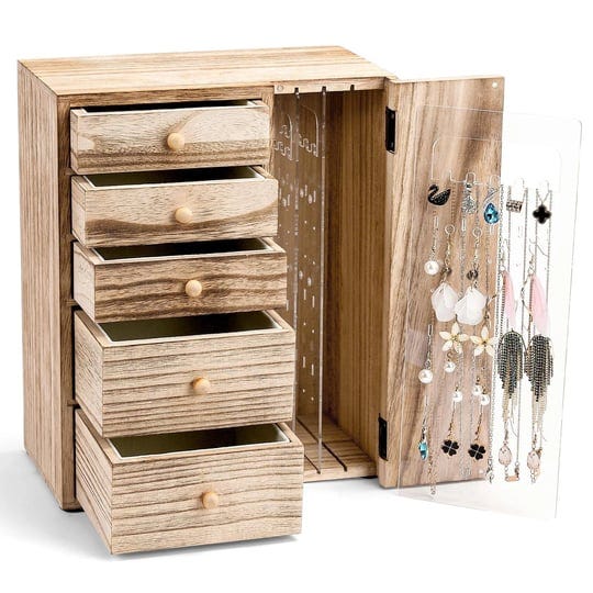 homde-wood-jewelry-organizer-5-layer-jewelry-box-for-rings-necklaces-earrings-bracelets-watches-rust-1