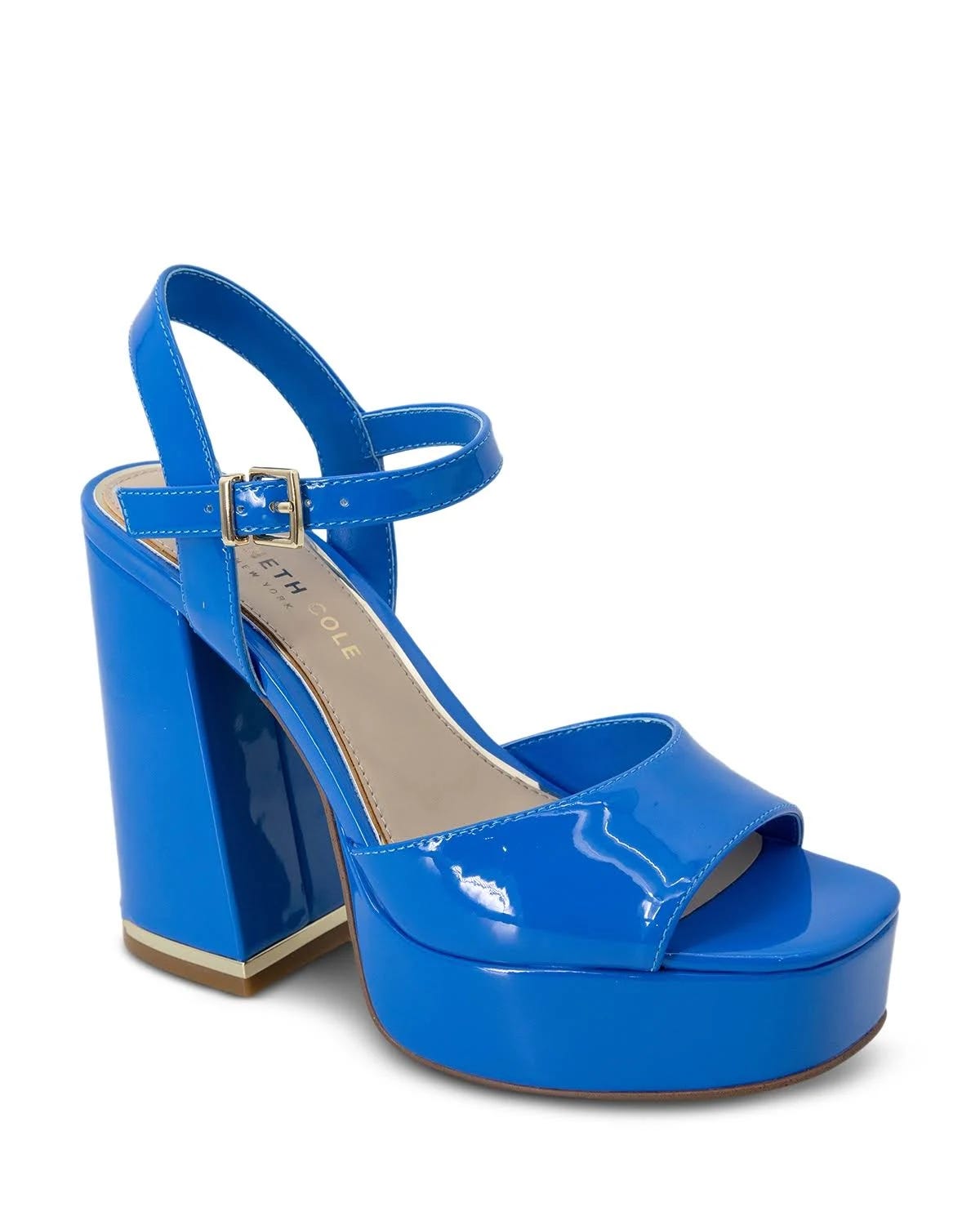 Kenneth Cole New York Blue Platform Heels | Image