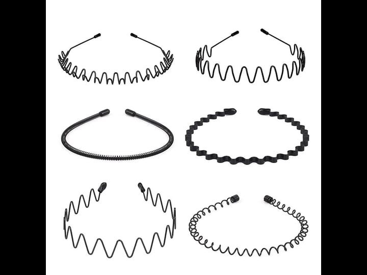 nomakk-6-pieces-metal-headbands-wavy-hairband-spring-hair-hoop-sports-fashion-hair-bands-unisex-blac-1