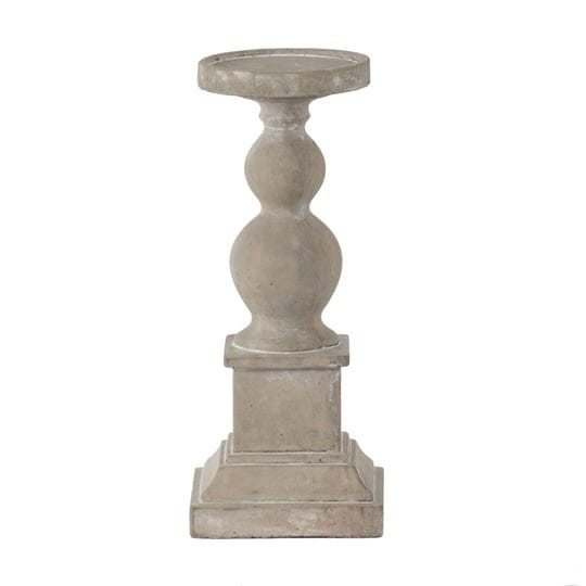 14-gray-traditional-pedestal-pillar-candleholder-1