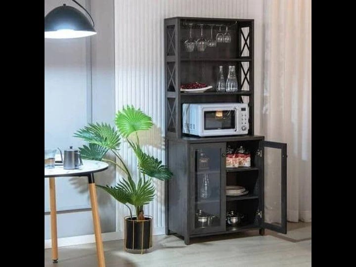 tall-freestanding-bar-cabinet-buffet-with-glass-holder-and-adjustable-shelf-gray-1