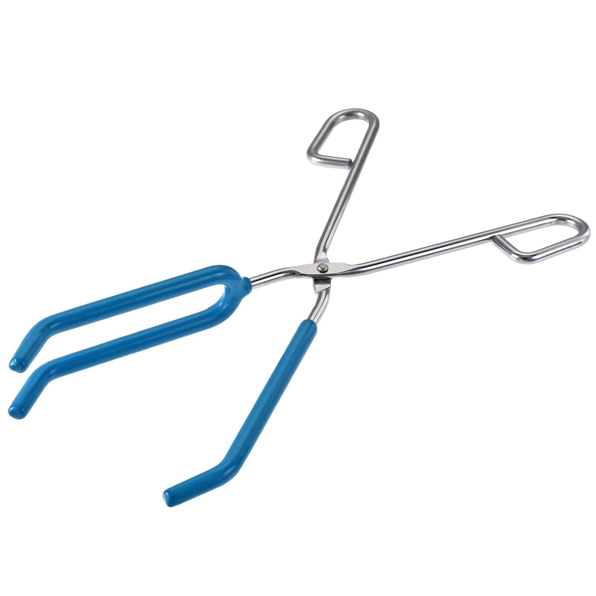 Stainless Steel Chrome Lab Beaker Tongs for Gripping Glassware | Image