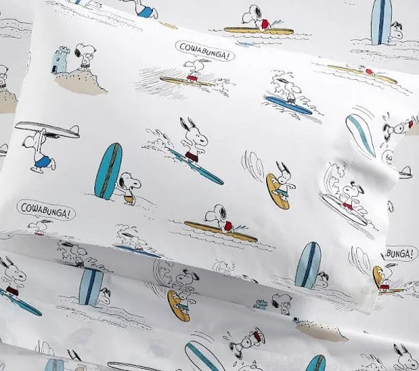 organic-snoopy-surf-toddler-sheet-set-multi-1