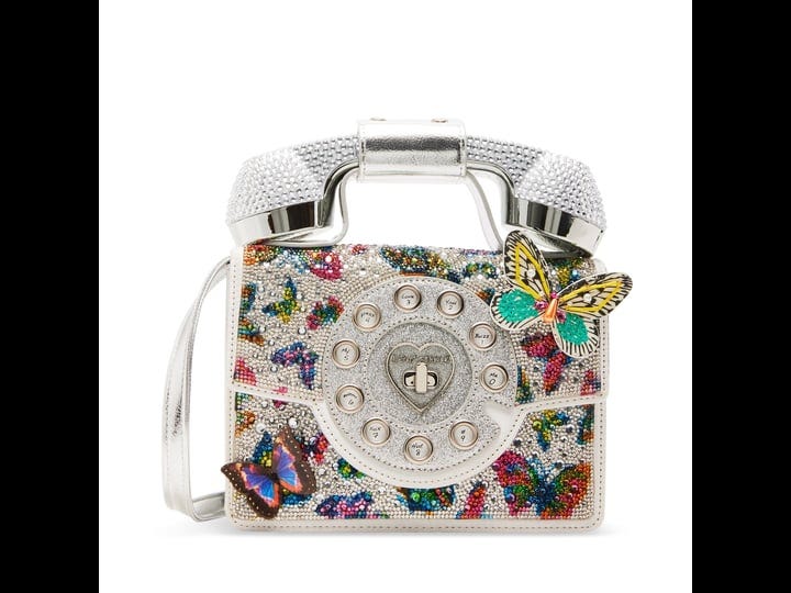 betsey-johnson-butterfly-phone-bag-silver-multi-1